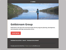Tablet Screenshot of goldstreamgroup.com